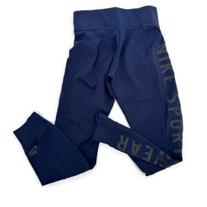 Nike Essentials‎ Training Printed Leggings Blue Black Medium